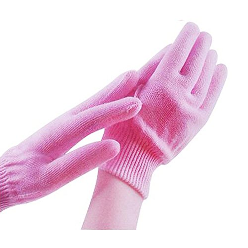 LISEN Breathable Ultra Moisturizing Hand Gloves in Retail Packaging (Pink)