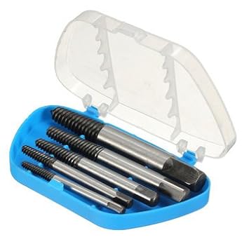 Generic 5 Pcs Easy Out Broken Screw Extractor Bolt Removal Tool Kit