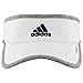 adidas Men's Adizero II Visor, One Size, White/Light Grey Heather/Mystery Blue