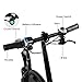 ANCHEER Folding Electric Bicycle/E-Bike/Scooter 350W Ebike with 12 Mile Range, NO APP Speed Setting (Black)thumb 2