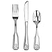 New Star Foodservice 58901 Shell Pattern, 18/0 Stainless Steel, 36 piece Flatware Set