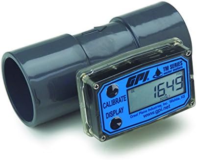 Flowmeter/Totalizer, 20 to 200 GPM; 2" male spigot connection