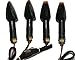 4 X black Motorcycle Turn Signal led light for Yamaha YZF R1 R R6 R6S R FZ6 FZ1 FZ Suzuki Dr DRZ DR350 350 650 400 DL DRZ400 Kawasaki Ninja EX500 Ex 500 250 ZX6R ZX9R Honda CB CBR 600 rr f2 f4 f4i 600 400 929 954 1000 KTM