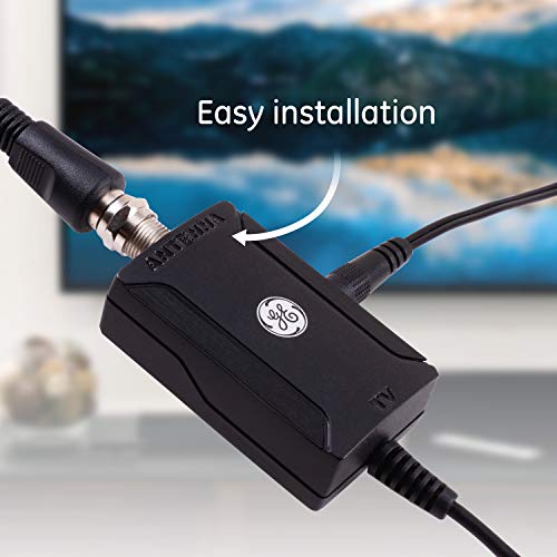 GE Indoor HD Digital TV Antenna Amplifier, Low Noise Antenna Signal