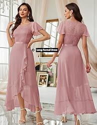 BeryLove Prom Dresses for Women Wedding Guest