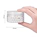 PH PandaHall 200 Pcs 8mm Tiny Satin Luster Glass Pearl Bead Round Loose Spacer Beads for Earring Bracelet Necklace Jewelry Making, White