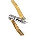 Revlon Gold Series Dual-Ended Toenail Clipper, 2 in 1 with Straight and Curved Blades, Titanium Coated for Maximum Durability