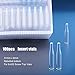 2ml HPLC Vial, Membrane Solutions Autosampler Vial Clear Sample Vials 9-425 Screw-Thread Vial and Blue Screw Cap with Hole, Case of 100