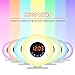 SOLMORE Wake Up Light Alarm Clock Digital LED Alarm Clock with Sunrise Simulation, 7 Colors Night Light, 6 Nature Sounds, FM Radio for Bedrooms Bedside and Kids Digital Clock