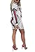 Women's Spring Autumn Fashion Casual Long Sleeve Ethnic Stripe Printed Button Down Basic Shirt Irregular Party Club Ribbed Dress White XXL