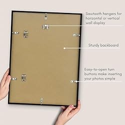 Americanflat 15x20 Instant Film Frame in Black
