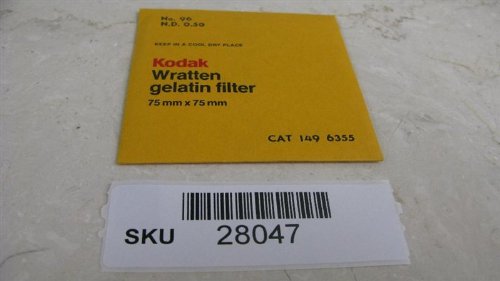 Kodak No 96 ND 0.50 CAT 149 6355 Wratten Gelatin Filter