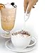 5pc Deluxe Cordless Mini Mixer - Mix Whip Stir Blend Beat Drink Frother