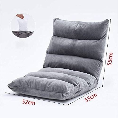 ソフトフランネルレイジーソファーチェア畳6ポジション折りたたみフロアソファソファーアームレスフロアゲーム人間工学に基づいた椅子大人用 キッズベッドルームバルコニー Sinopack Co Uk