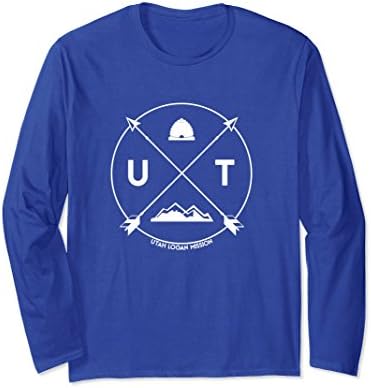 Unisex Utah Logan Mission t-shirt Large Royal Blue