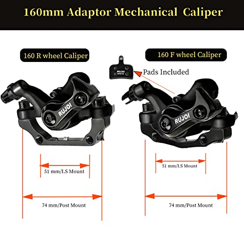 Road Bike 160mm Disc Brake Adapter Disc Brakes Set Bicycle Disc