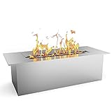 Insert de brûleur de cheminée à l'éthanol sans conduit de 12 po de flamme d'élite