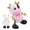 Glowing Electric Walking Cow Toy, Robot Cow Toy, Kids for Kids over 3 Years Old