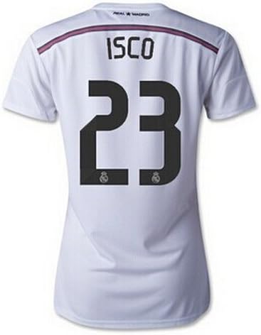 Amazon Co Jp 14 15レアル マドリードの女性の家白とピンクのアウェイユニフォームロナウドクロースジェームズbale Ramosガールズサッカーユニフォーム Isco L 家電 カメラ