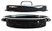 Euro-Ware Oval Carbon Steel Non-Stick Enamel Roaster with Cover, X-Large/22-25 lb, Black