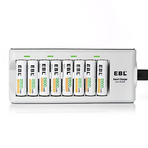 4 EBL+2800mAh+Rechargeable+Batteries+Battery