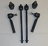Aftermarket 6 Pcs. Kit 2 Lower Ball Joints 2 Inner 2 Outer Tie Rod Ends Right and Left Side