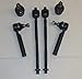 Aftermarket 6 Pcs. Kit 2 Lower Ball Joints 2 Inner 2 Outer Tie Rod Ends Right and Left Side