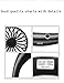 Hands-Free Neckband Fan,Hand Free Personal Fan,Headphone Design Wearable Portable USB Rechargeable Neckband Personal Fan (3 Speeds, 5-10 Working Hours) Black