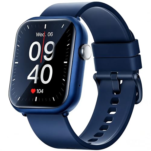 HOMOGO Smart Watches for Men Women, 1000mAh Battery Life Smart Watch for Android and iPhone Compatible, Fitness Tracker with Heart Rate/SPo2/Sleep Monitor, 100+ Sports Modes, IP68 Waterproof