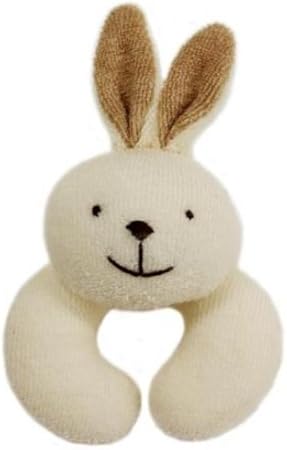 Amazon オーガニックコットン うさぎのがらがら 生まれたての赤ちゃんのファーストtoyとしてお勧め がらがら ラトル おもちゃ