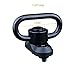 Keymod Sling Mount,Omamba Push Button QD Sling Swivel with Keymod Adaptor Base