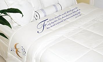 John 3 16 Bible Verse Queen Comforter Set By Comfort Coverings