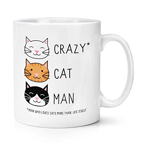 Crazy Cat Man 10oz Mug Cup
