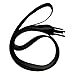 Goodlace Flat Shoelaces Silk Ribbon Shoe Laces f. Sneaker Sport Shoes Fantastic 2cm Wide Black