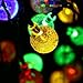 easyDecor Globe Solar String Lights 30 LED 21ft 8 Mode Bubble Crystal Ball Christmas Fairy String Lights for Outdoor Xmas Landscape Garden Patio Home Holiday Path Lawn Party Decoration (Multi color)