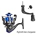 PLUSINNO Kids Fishing Pole,Light and Portable Fishing Rod and Reel Combos Telescopic Fishing Rod for Youth Fishing by (Bluehandle 115cm)