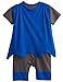 A&J Design Baby Boys' Batman Short Sleeve Romper Costume (6-9 Months)