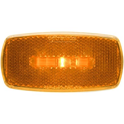 Optronics - MCL0032ABB - ONE LED MARK LIGHT OVAL BLK BSE AMBER - (Pack of 1) at Amazon