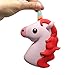 New 2600mah Red Unicorn Shaped Emoji Cute Funny Cartoon Gift Power Bank External Battery Portable Mobile Phone Charger For Iphone Ipad Samsung Galaxy Note All Tabletes ...