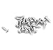 HanTof 750pcs Silver Tiny Screws for Electronics, M1, M1.2, M1.4, M1.5, M1.7 Very Small Phillips Pan Head Self Tapping Screws, Micro Wood Screws, Mini Electronic Screws Assortment Kit-Carbon Steel