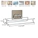 MCART Paper Towel Holder Self Adhesive Tissue Wall Mount Paper Towel Holder,Stainless Steel