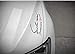 ZaCoo Sports Style Car Front Cover Sticker Light Eyebrow Reflective Auto Decals DIY Body Vinyl Sticker (Black&Red)