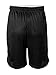 Champion Adult Long Poly Mesh Shorts, Black, Large