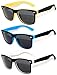 Vintage Two Tone Sunglasses Smoke Lens Classic Retro Style