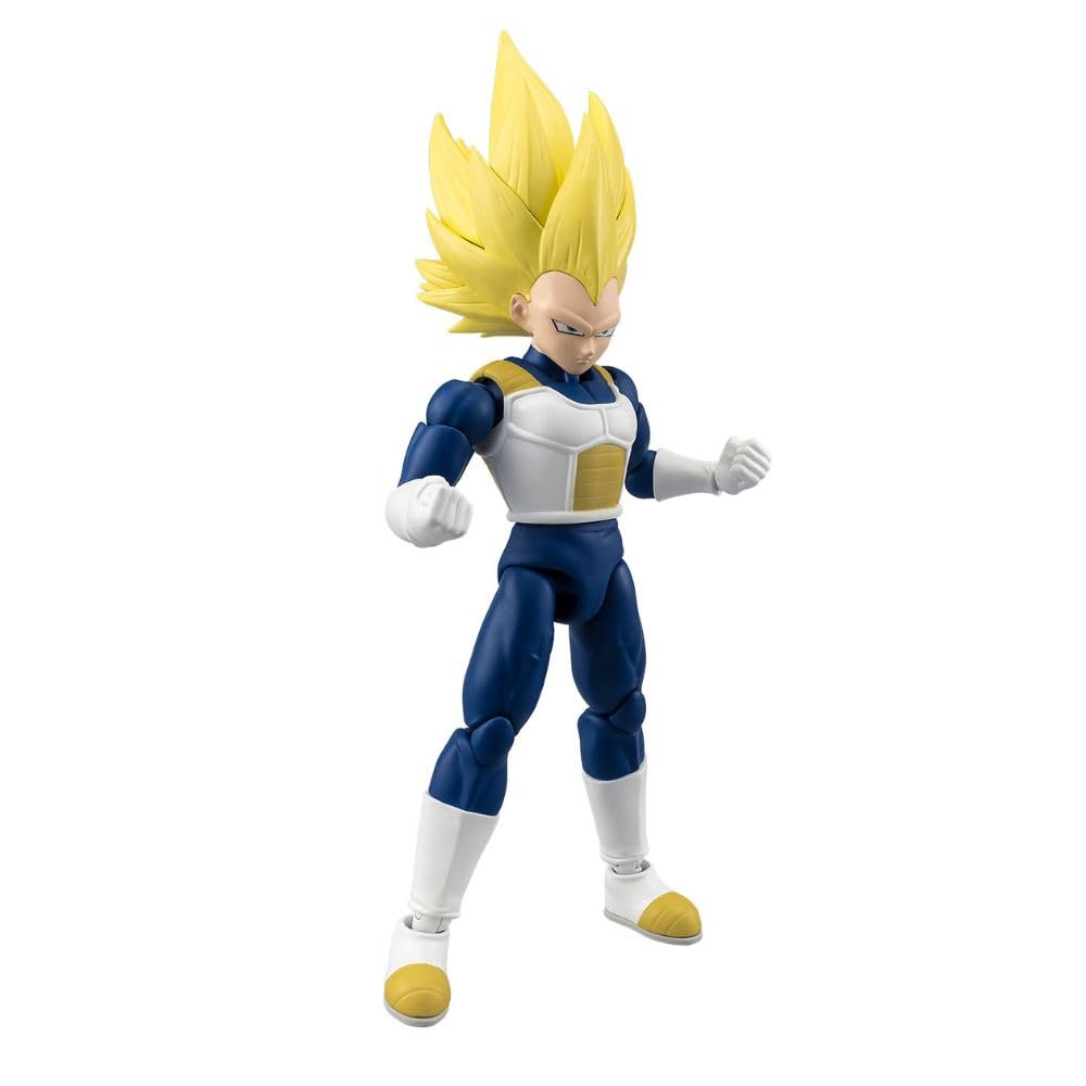 BANDAI Dragon Ball Daima Super Saiyan 3 Vegeta - Dragon Stars 17cm Jointed Action Figure - Vegeta SSJ3 - Officially Licensed Dragon Ball - Toy for Ages 4+ - 40738