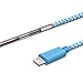 iPhone 6 Charger, 10Ft Long Apple Cable iPhone 6S Charger F-color MFi Braided Lightning Cable Phone Charger Cord for iPhone 6S 6 Plus 5S 5C 5, iPhone SE, iPad Mini 4, iPad Pro, iPod Touch 5 Blue