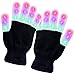 TURATA LED Gloves Finger Lights Toys with Lights 3 6 Modes Colorful Rave Gloves for Party