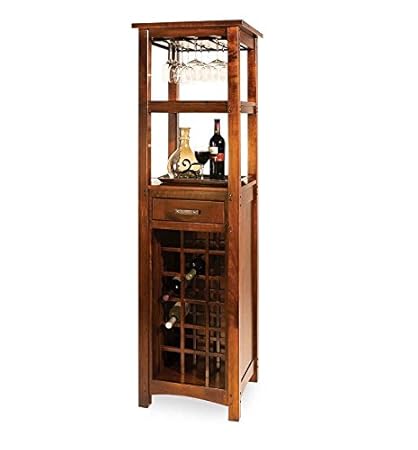 Jangir JDBF224 Bar Cabinet (Medium Glossy Finish, Walnut)