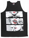 100% Cotton Graphic Front Tank Top - Cigar