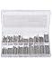 Mudder 360 Pieces 8 - 25 mm Watch Spring Bars Link Pins with Cleaning Cloth